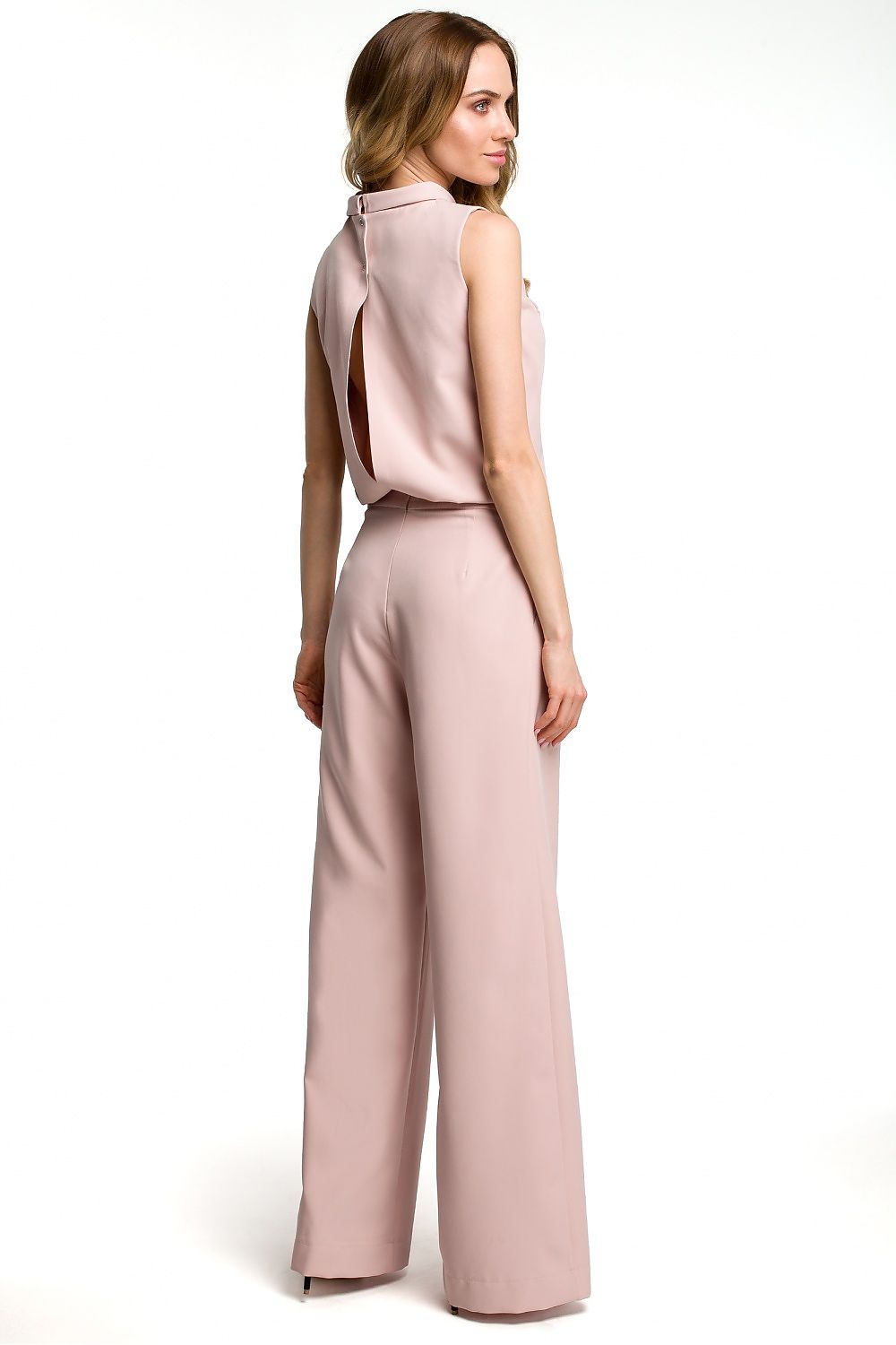 Slit Back Elegant Trouser Suit