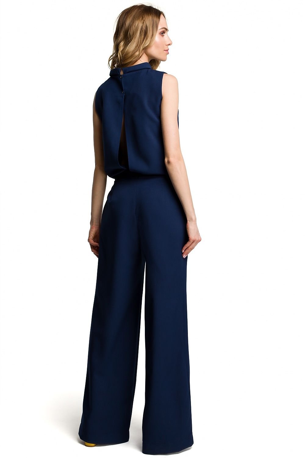 Feminine Slit Back Trousers Suit