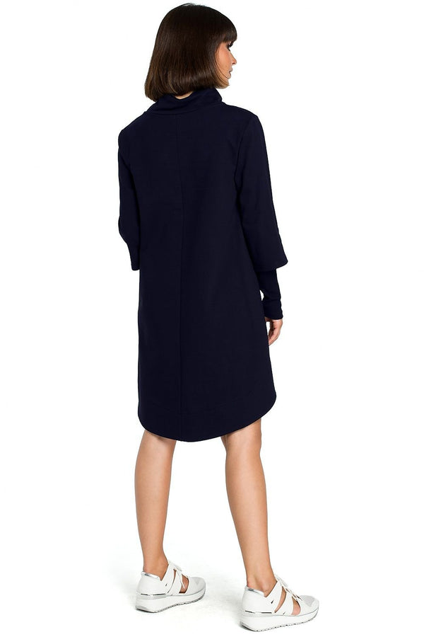 Asymmetrical High Neck Daydress