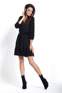 Romantic Frill Daydress with Belt