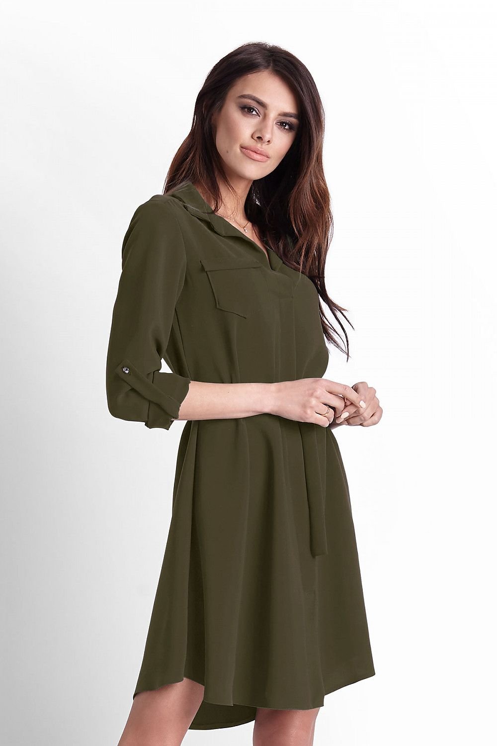 Flowing Versatile Shirt Dress