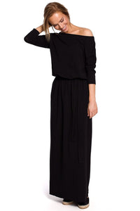 Belted Cotton Maxi Dress