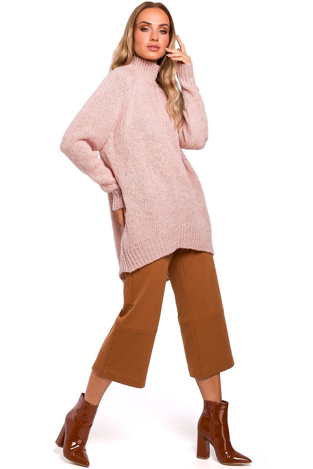 Asymmetrical Ribbed Sweater