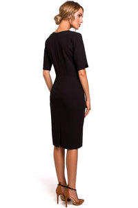 Elegant V-Neck Pencil Dress