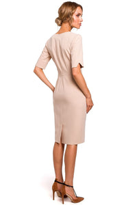 Elegant V-Neck Pencil Dress