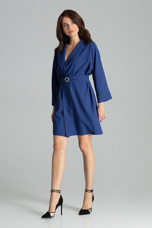 Belted Loose-Fitting Dress-Jacket