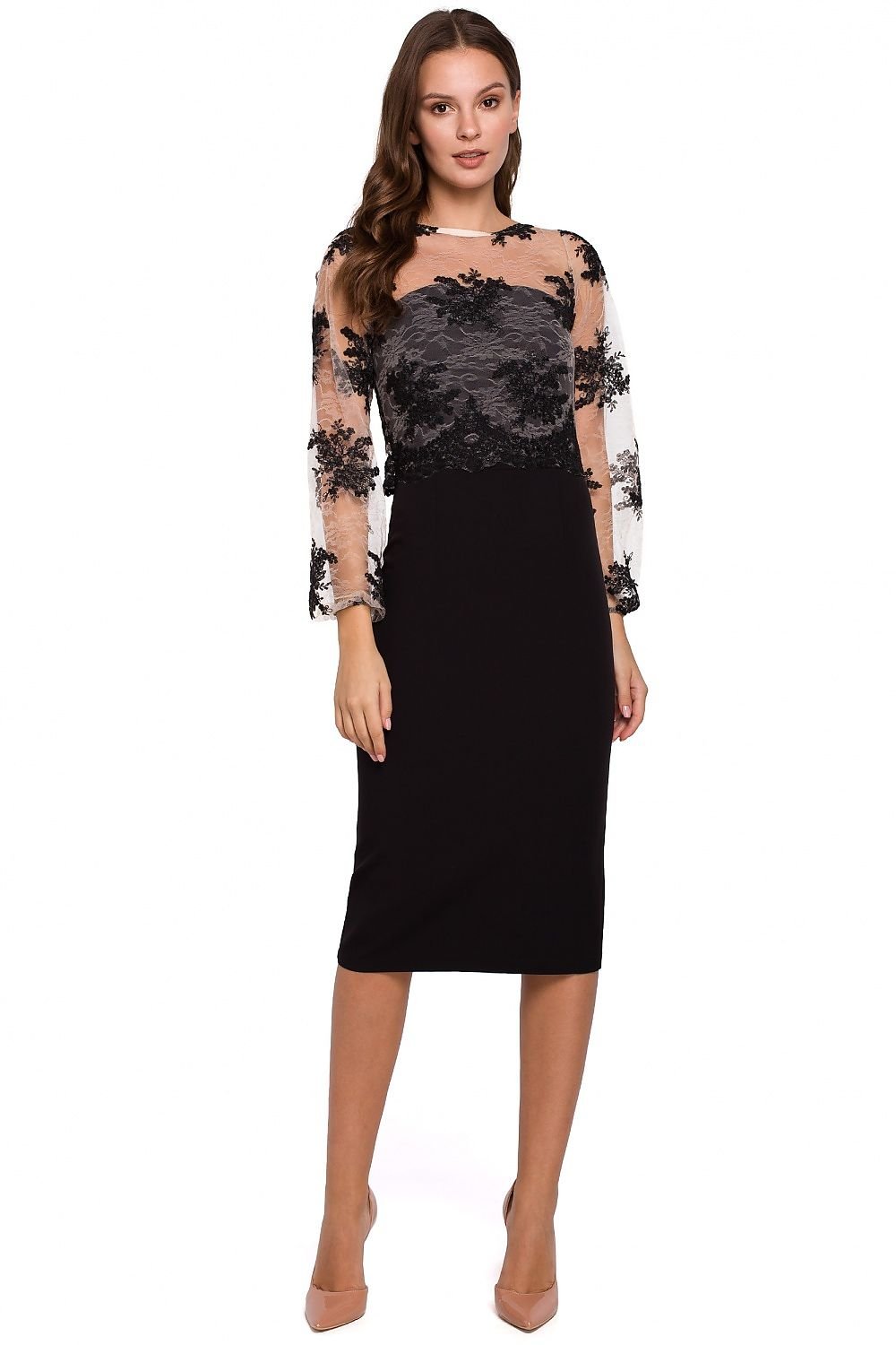 Elegant Guipure Cocktail Dress