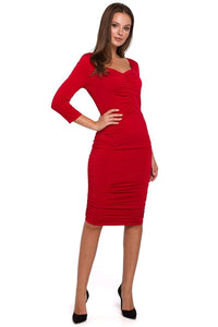 Flattering Knit Evening Dress