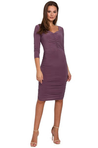 Flattering Knit Evening Dress