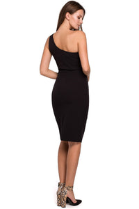 Chic One Shoulder Pencil Dress - MICHELLE&KENZA