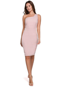 Chic One Shoulder Pencil Dress - MICHELLE&KENZA