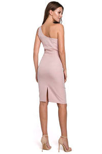 Chic One Shoulder Pencil Dress - MICHELLE&KENZA