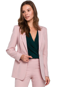 Slim-Fit Buttoned Blazer