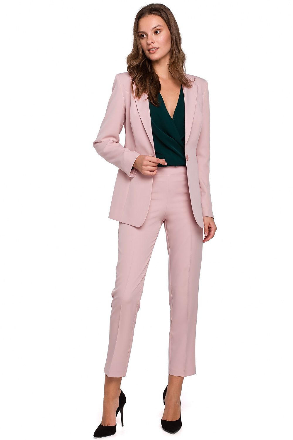 Slim-Fit Buttoned Blazer