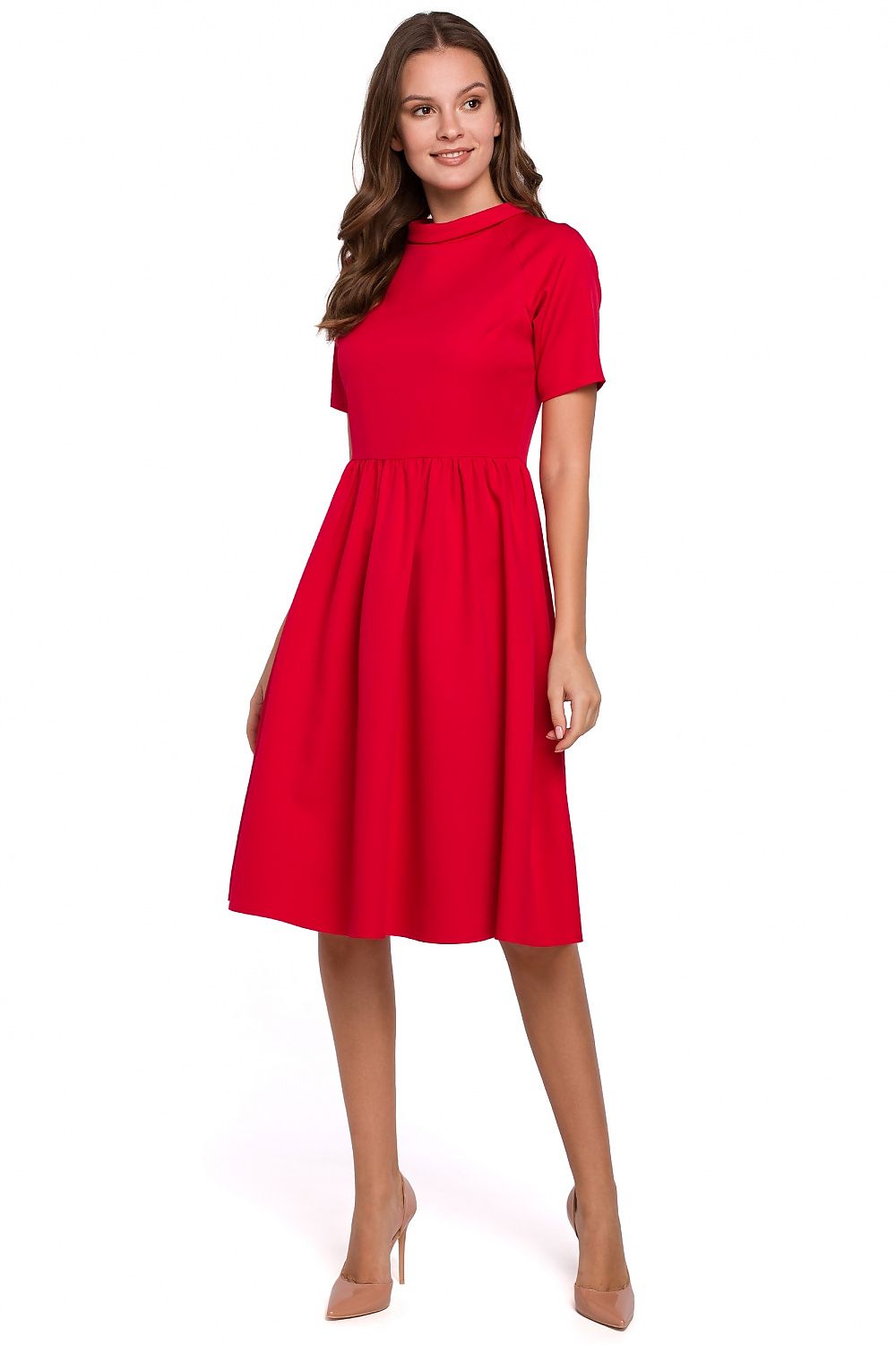 Feminine Flared Waist Dress