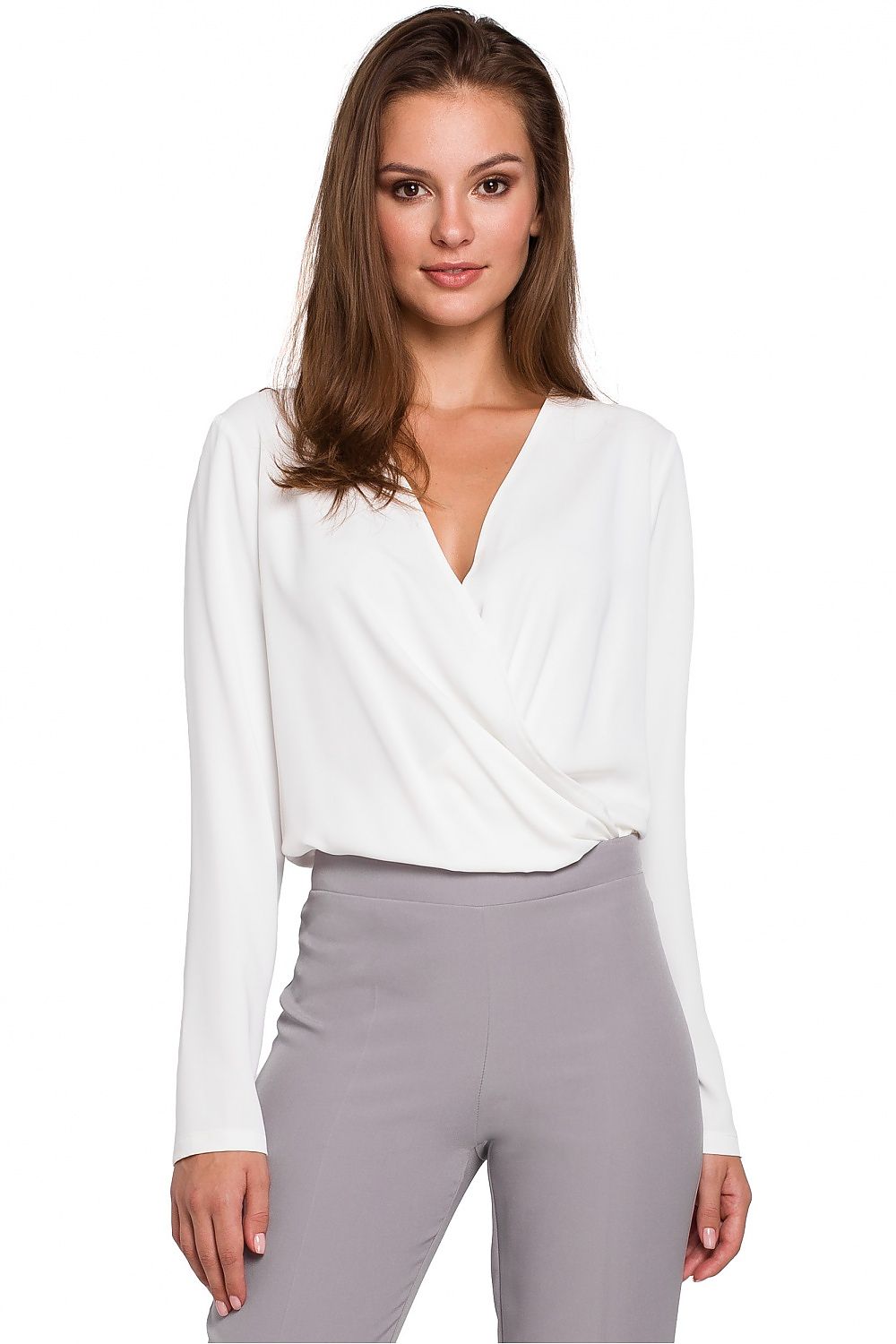 Elegant Lightweight Envelope Blouse