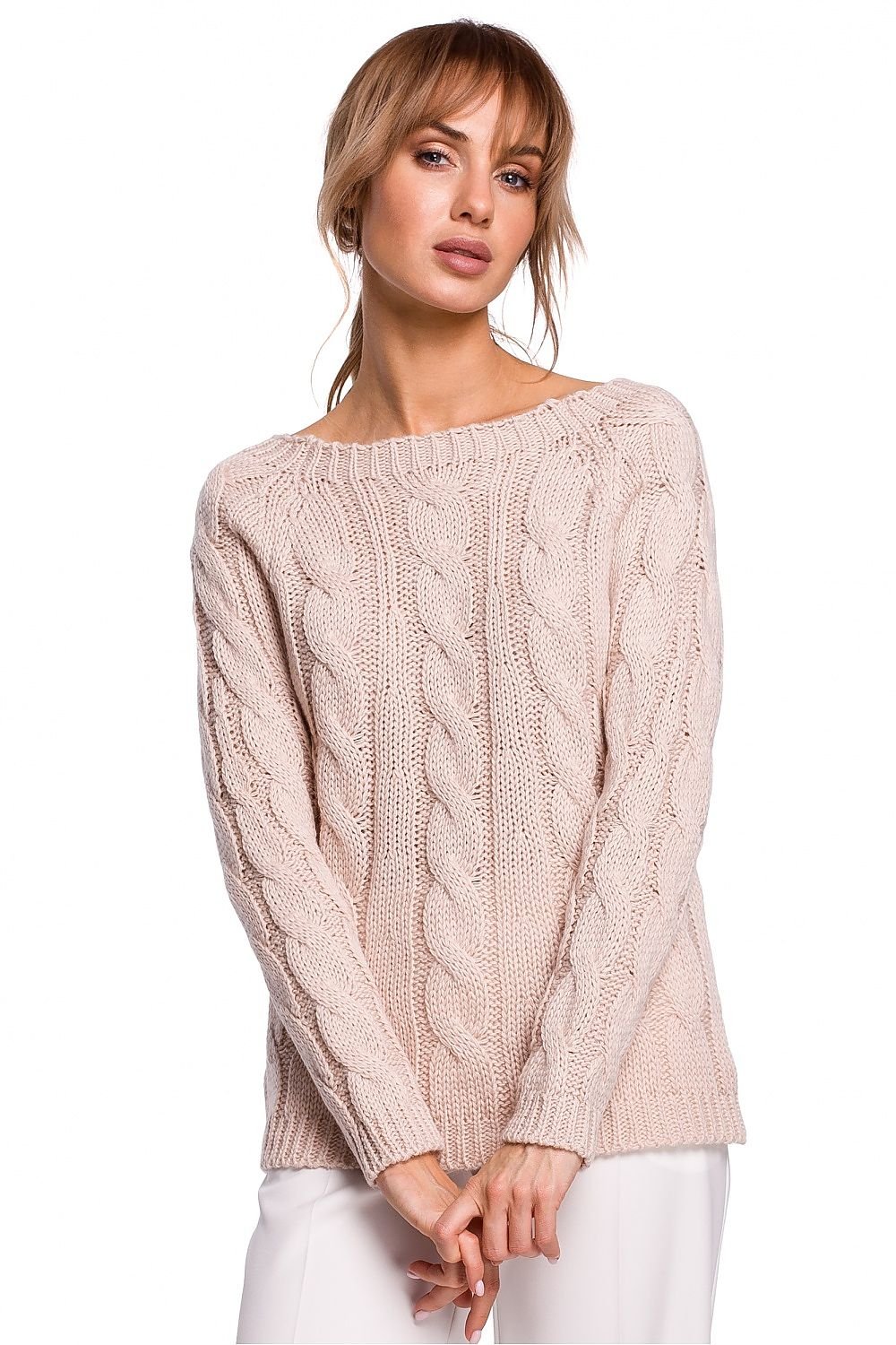 Elegant Boat Neck Jumper