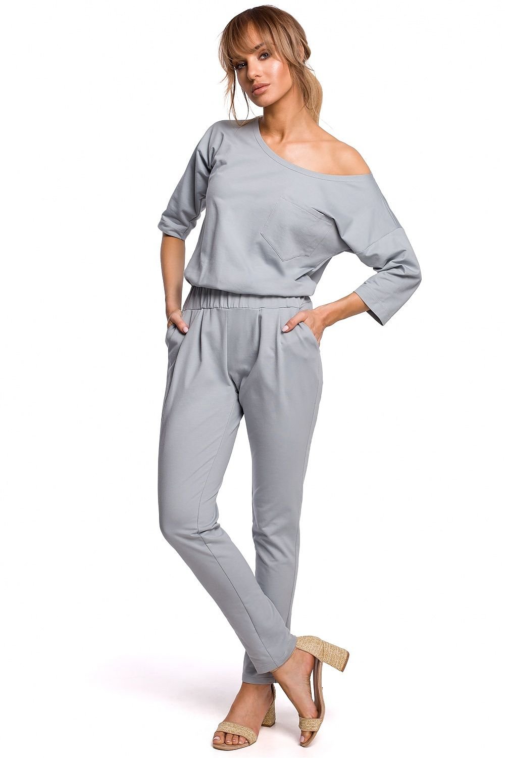 Comfortable Elastic Waist Jumpsuit