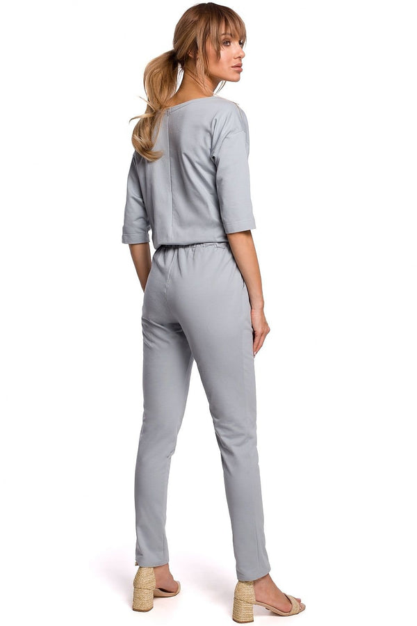 Comfortable Elastic Waist Jumpsuit