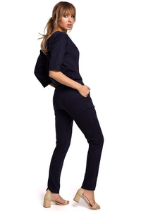 Comfortable Elastic Waist Jumpsuit