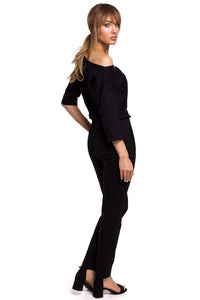 Comfortable Elastic Waist Jumpsuit