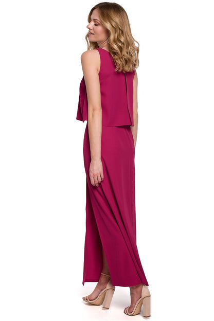 Sensual Frilled Maxi Dress