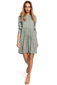 Frilled Sleeve Summer Dress