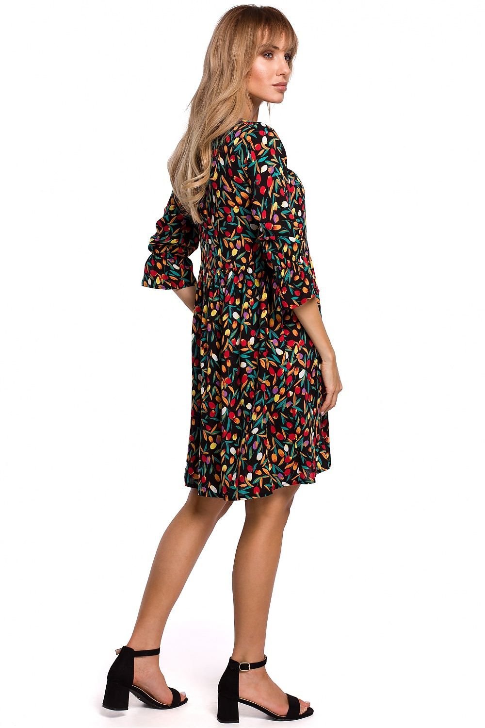 Frilled Sleeve Summer Dress