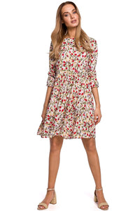 Frilled Sleeve Summer Dress