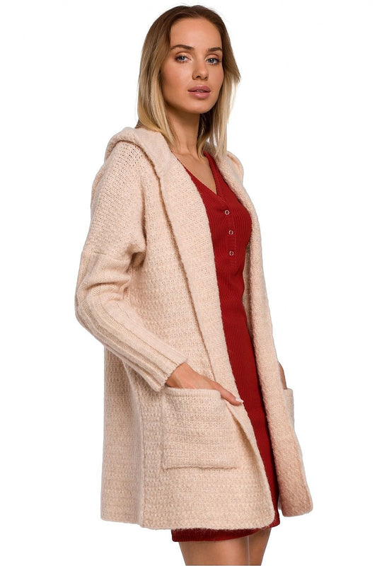 Oversized Hooded Cardigan