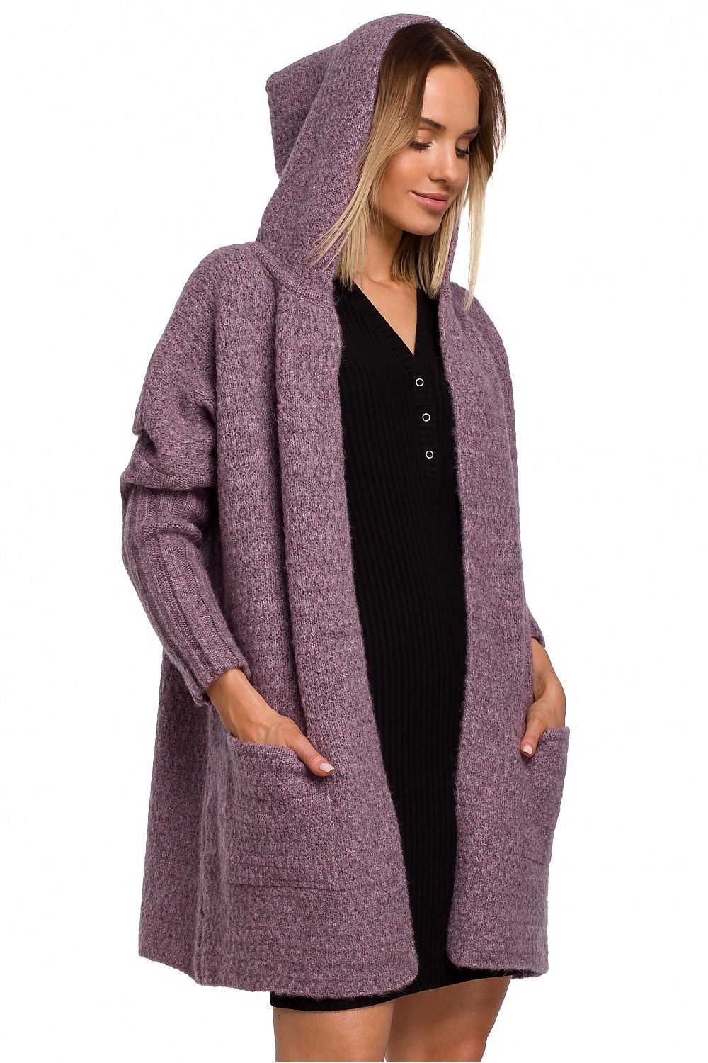 Oversized Hooded Cardigan