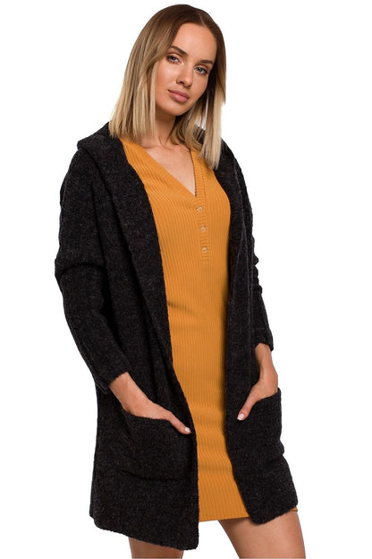 Oversized Hooded Cardigan