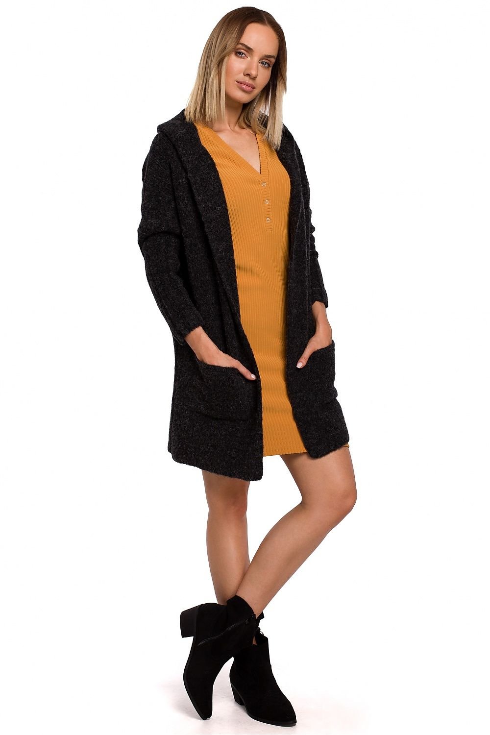 Oversized Hooded Cardigan