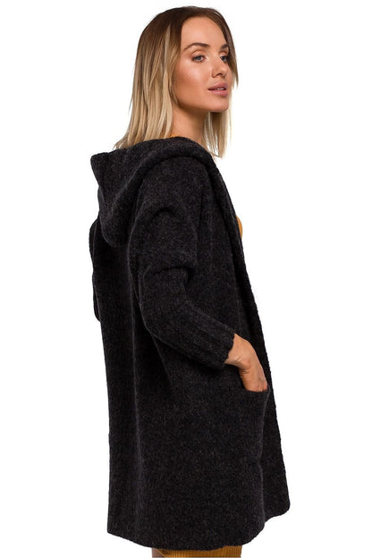 Oversized Hooded Cardigan