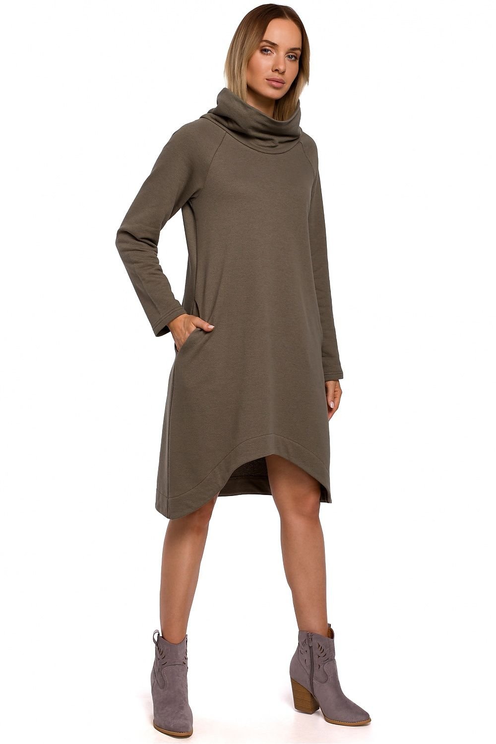 Cozy A-Line Knitted Dress