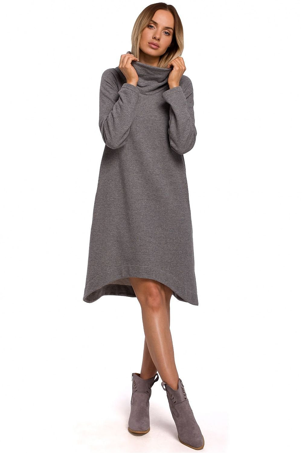 Cozy A-Line Knitted Dress