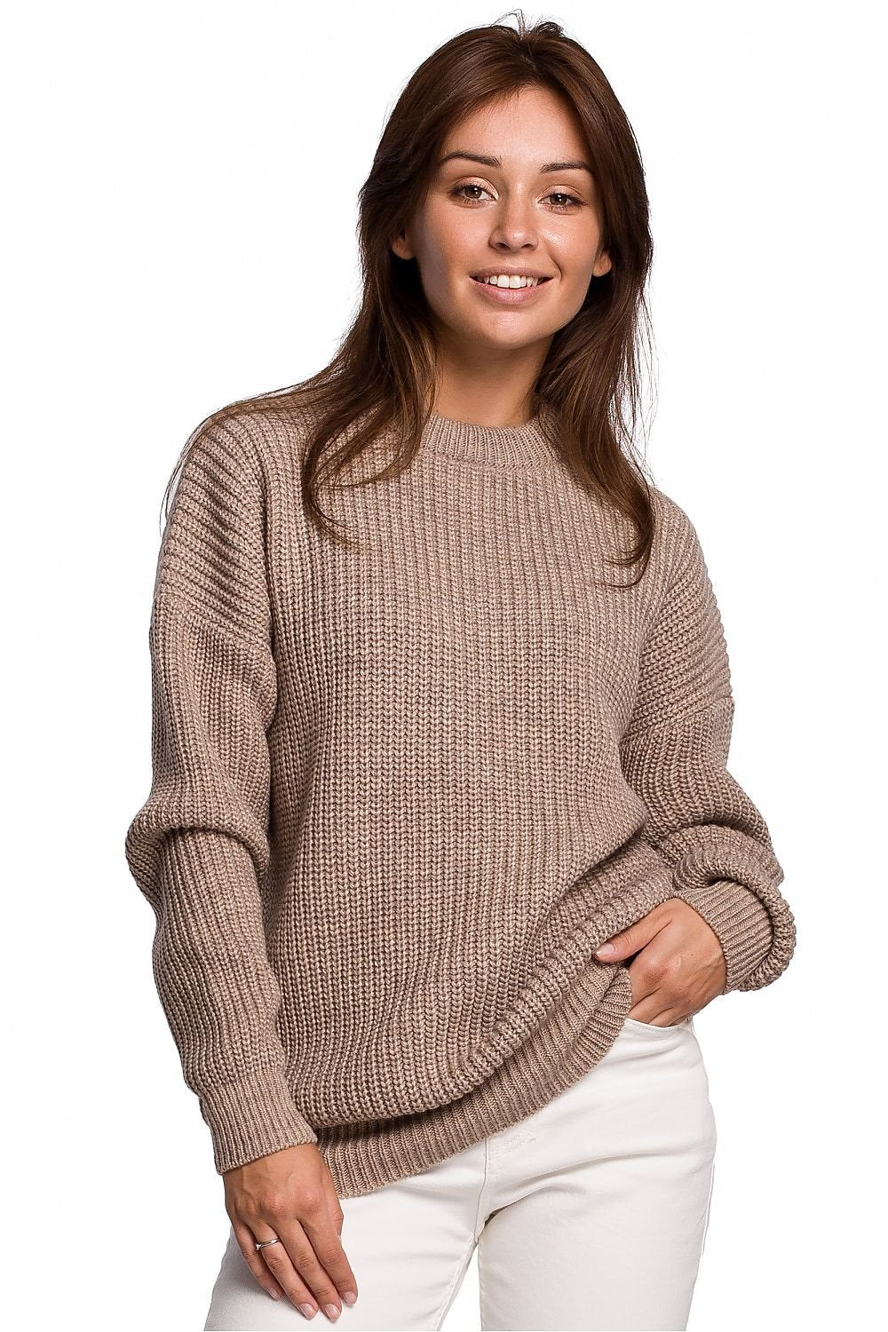 Ribbed Longline Jumper