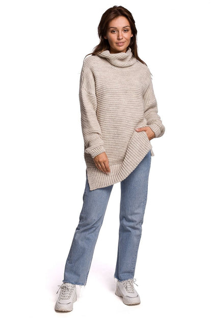 Extended Cut Turtleneck Sweater