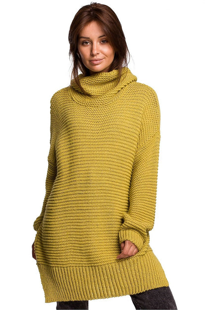 Extended Cut Turtleneck Sweater