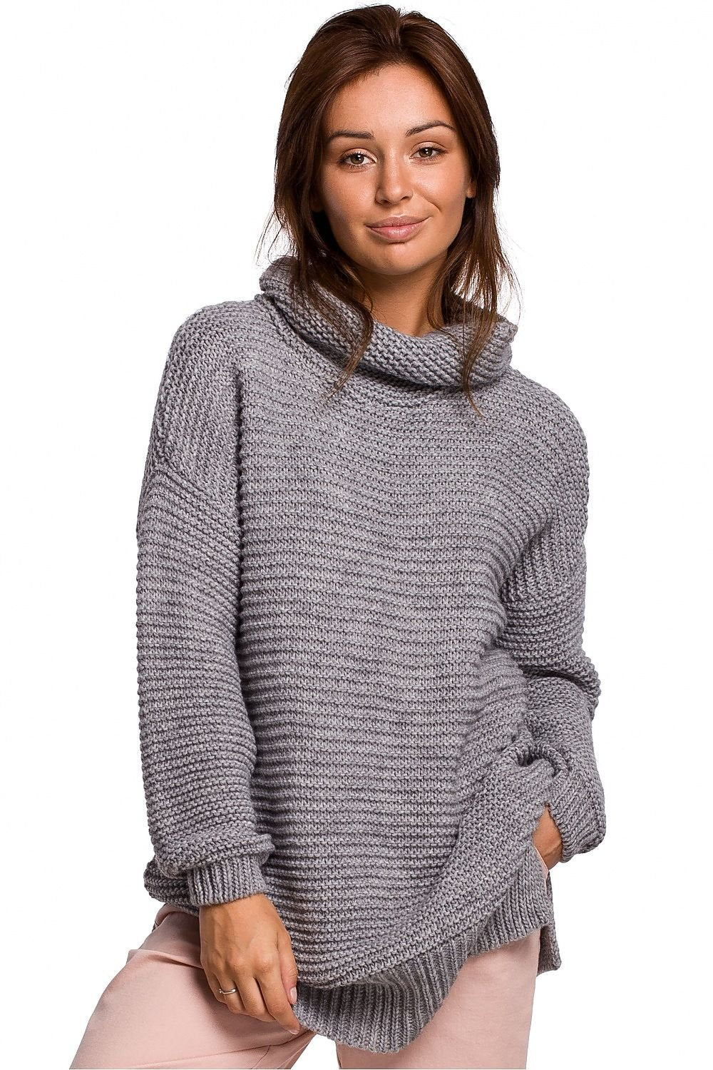 Extended Cut Turtleneck Sweater