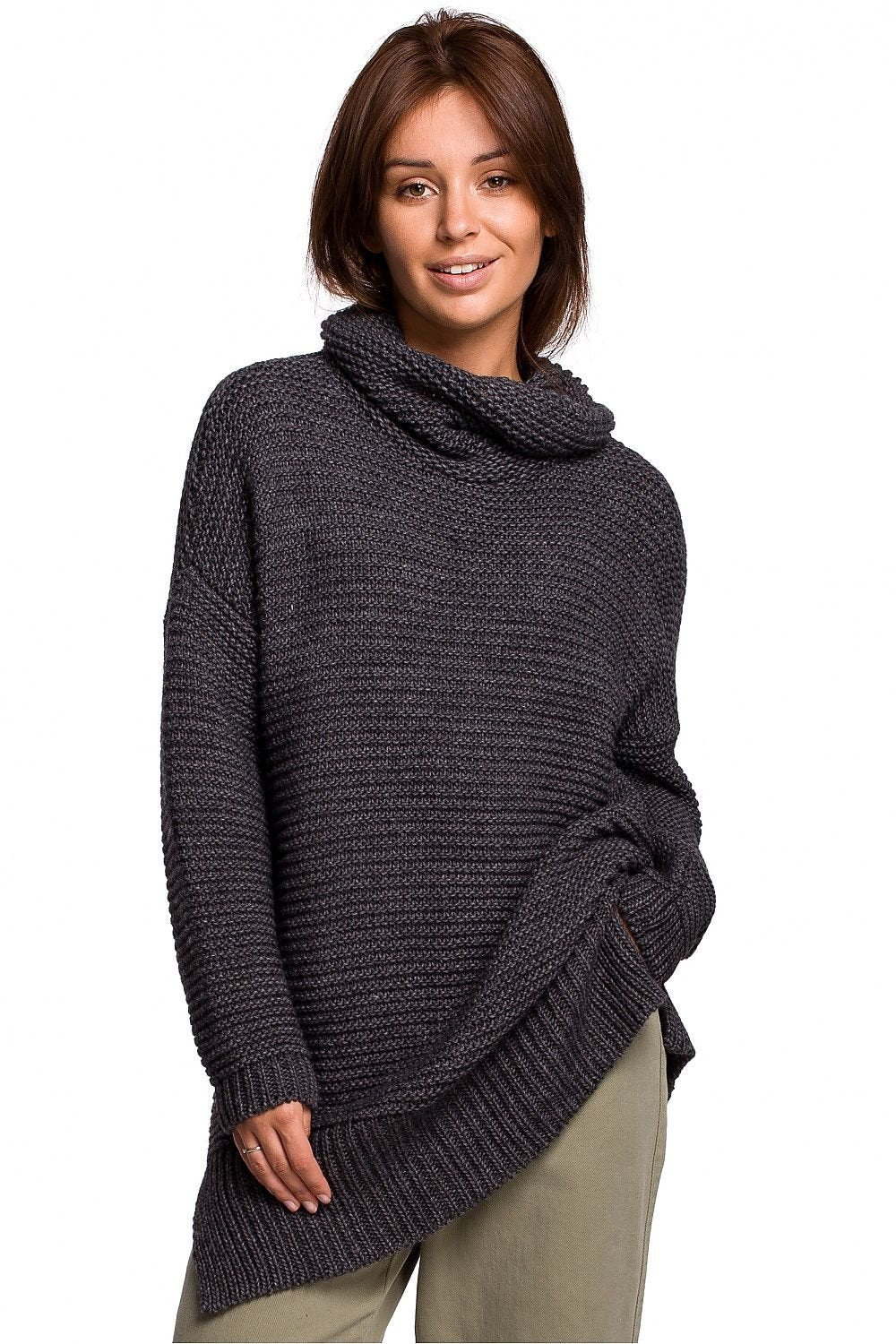 Extended Cut Turtleneck Sweater