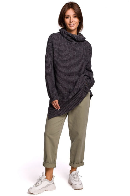 Extended Cut Turtleneck Sweater