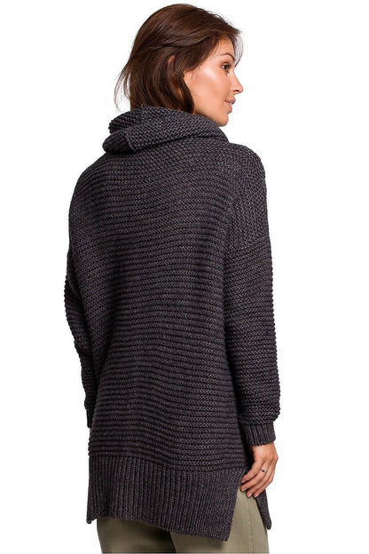 Extended Cut Turtleneck Sweater