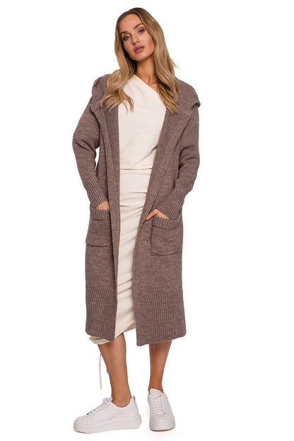 Long Hooded Cardigan