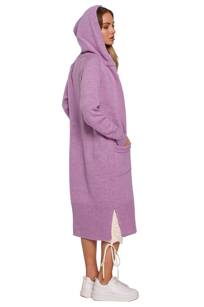 Long Hooded Cardigan