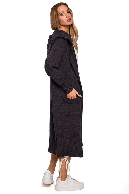 Long Hooded Cardigan