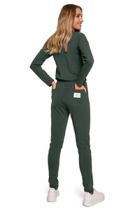 Tailored Knit Jumpsuit for Women