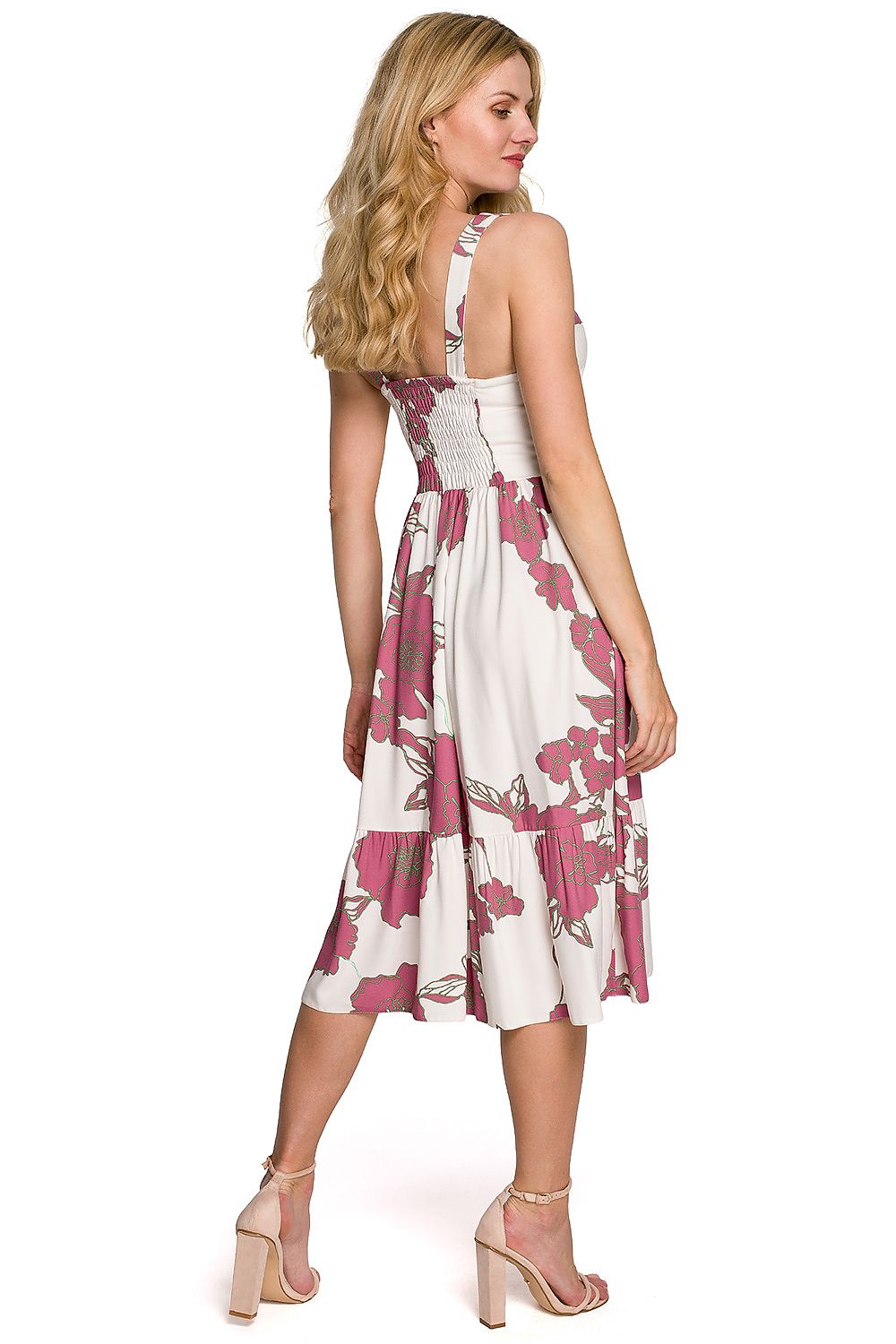 Figure-Fitting Midi Dress