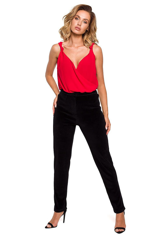 Elegant Velour Trousers