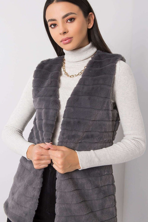 Luxurious Cream Fur Vest